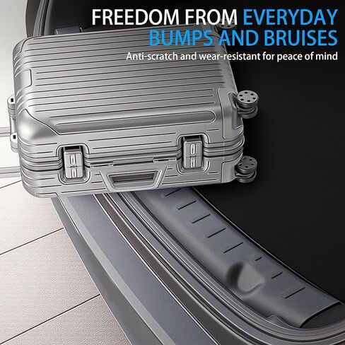 4 قطعة واقي مصد خلفي لطراز تسلا Y ABS جذع عتبة الباب حامي الملحقات لنموذج Y 2024 2023 2022 2021 2020 in Kuwait