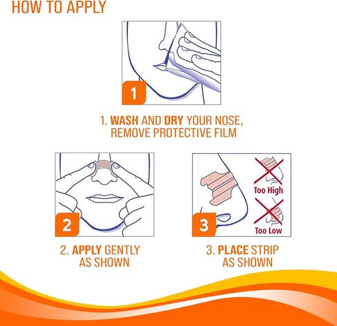 Anti-Snoring Nasal Strip - Pack of 75 Small Size Snoring Solution for Women & Men - Reduce Nose Snoring, Supports Congestion Relief - Flexible Skin-Safe Adhesive, Leaves No Glue - by Mobi Lock in Saudi Arabia