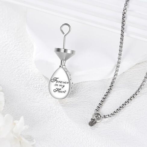 Urn Necklace for Ashes 925 Sterling Silver Tree of Life Urn Pendant Cremation Jewelry for Ashes Necklace Keepsake Memory Jewelry for Women Men in Saudi Arabia