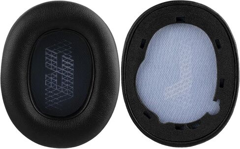 وسائد أذن بديلة من Geekria QuickFit لـ JBL Live 650 BTNC، Lifestyle E65BTNC، Duet NC، وسائد أذن لسماعات الرأس Live 660 NC، وسادات أذن لسماعات الرأس، وقطع إصلاح غطاء أكواب الأذن (رمادي) in Saudi Arabia