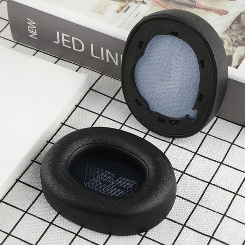 وسائد أذن بديلة من Geekria QuickFit لـ JBL Live 650 BTNC، Lifestyle E65BTNC، Duet NC، وسائد أذن لسماعات الرأس Live 660 NC، وسادات أذن لسماعات الرأس، وقطع إصلاح غطاء أكواب الأذن (رمادي) in Saudi Arabia