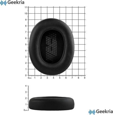 وسائد أذن بديلة من Geekria QuickFit لـ JBL Live 650 BTNC، Lifestyle E65BTNC، Duet NC، وسائد أذن لسماعات الرأس Live 660 NC، وسادات أذن لسماعات الرأس، وقطع إصلاح غطاء أكواب الأذن (رمادي) in Saudi Arabia