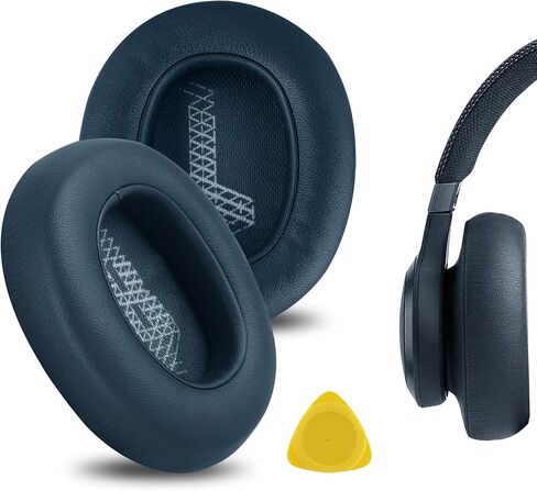 وسائد أذن بديلة من Geekria QuickFit لـ JBL Live 650 BTNC، Lifestyle E65BTNC، Duet NC، وسائد أذن لسماعات الرأس Live 660 NC، وسادات أذن لسماعات الرأس، وقطع إصلاح غطاء أكواب الأذن (رمادي) in Saudi Arabia