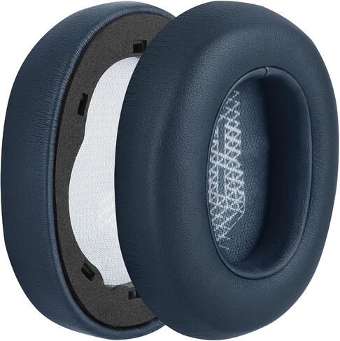 وسائد أذن بديلة من Geekria QuickFit لـ JBL Live 650 BTNC، Lifestyle E65BTNC، Duet NC، وسائد أذن لسماعات الرأس Live 660 NC، وسادات أذن لسماعات الرأس، وقطع إصلاح غطاء أكواب الأذن (رمادي) in Saudi Arabia