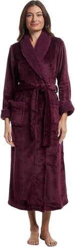 Natori womens Plush Sherpa Robe Length: 52" in Saudi Arabia