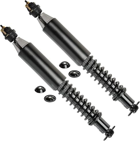 Detroit Axle - Rear Struts Kit for Buick LeSabre Lucerne Park Avenue Riviera Cadillac DTS DeVille Seville Pontiac Bonneville Aurora 2 Suspension Struts w/Coil Spring Assembly 2 Sway Bars Replacement in Saudi Arabia