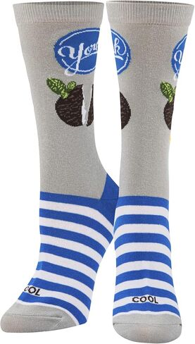 Cool Socks York Peppermint Pattie Fun Print Novelty Crew Socks for Men & Women in Kuwait