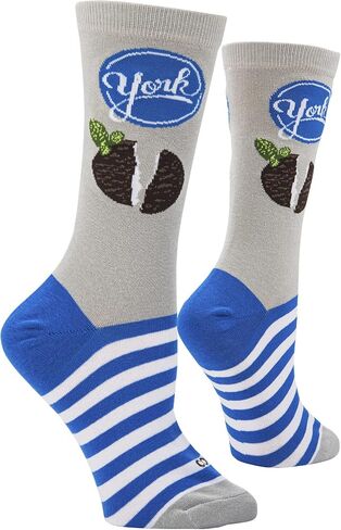 Cool Socks York Peppermint Pattie Fun Print Novelty Crew Socks for Men & Women in Kuwait