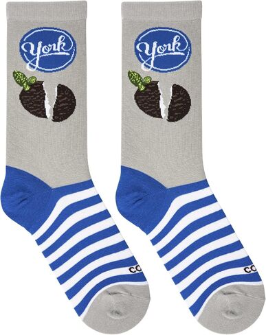 Cool Socks York Peppermint Pattie Fun Print Novelty Crew Socks for Men & Women in Kuwait
