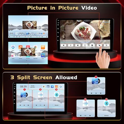 2+64G Android 13 Car Stereo Radio for Toyota Tacoma 2005-2015 Wireless Carplay Android Auto, Hikity 9 Inch HD Touch Screen with Backup Camera/GPS Navigation/WiFi/Bluetooth/SWC/FM RDS/EQ in Saudi Arabia
