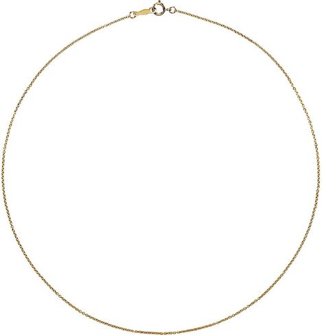 JewelryWeb 14K الذهب الأصفر 1 مم 7 بوصة سوار سلسلة كابل مصقول مع حلقة الربيع ربط سوار للنساء والرجال in Saudi Arabia