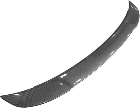 IKON MOTORSPORTS, Trunk Spoiler Compatible with 2015-2023 Dodge Charger, SRT Style Rear Spoiler Wing Deck Lid CFL Carbon Fiber Print ABS, 2016 2017 2018 2019 in Saudi Arabia