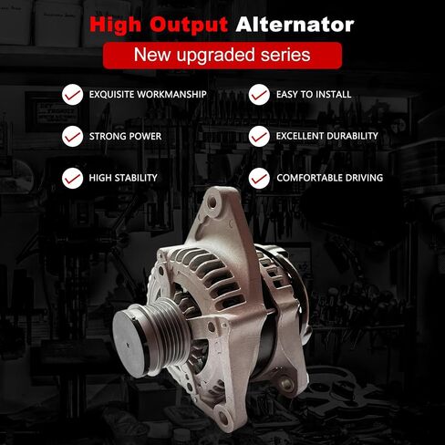 TOPAZ 11516N Alternator Compatible with 2010 2011 Toyota Camry L4 2.5L Replace 1042102650 270600V060 104210-2650 11516 12V 100A in Saudi Arabia