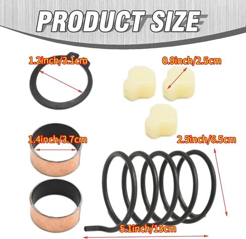49094-0045 Driven Converter Secondary Clutch Rebuild Kit, Replacement for Kawasaki KAF620, Mule 2510 3010 4010 4X4, 2520 3020 Turf, Replaces 49094-1084, 92145-1404, 92028-1864 in Saudi Arabia