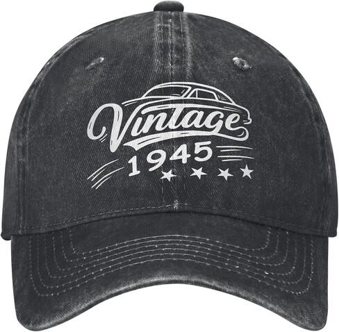 50th 60th 70th 80th Birthday Vintage Cotton Baseball Cap for Men Birthday Retired Gift Caps for Dad Grandpa Uncle Husband in Saudi Arabia