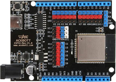 Easy-Plug ESP32 Expansion Board, ESP32-IO Sensor Expansion Board, for ESP32 Development Board (QA017) in Kuwait