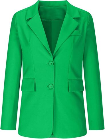 Fall Blazers for Women 2025 Business Casual Lapel Collar Open Front Long Sleeve Work Office Suit Jacket Blazer in Kuwait