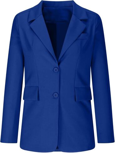 Fall Blazers for Women 2025 Business Casual Lapel Collar Open Front Long Sleeve Work Office Suit Jacket Blazer in Saudi Arabia