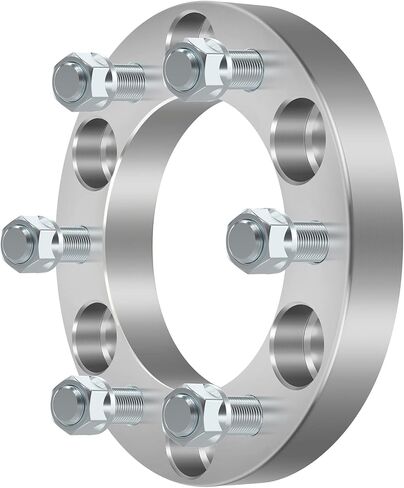 ECCPP 2 قطعة 1 بوصة 6x5.5 إلى 6x5.5 فواصل العجلات 6 العروة 6x139.7 مم فواصل العجلات 14x1.5 مسامير لـ 1999-2012 لسيارة كاديلاك إسكاليد لسيارة شيفروليه لسيارة تشيفي تاهو سيلفرادو 1500 لسيارة جي إم سي سييرا 1500 يوكون in Saudi Arabia