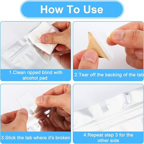 Vertical Blinds Replacement Slats, 30 Pcs Vertical Blind Repair Tabs for Sliding Glass Doors Blind Replacement Part Blinds Repair Window Curtain Accessory for Repairing Replacements Slats in Saudi Arabia