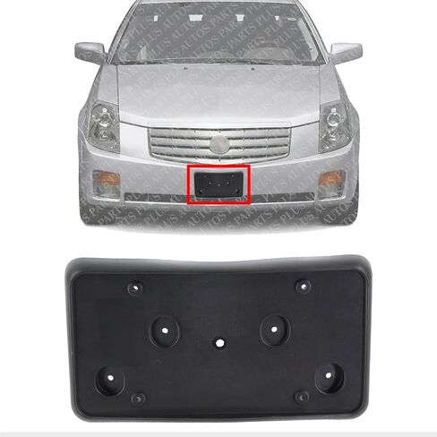 Front License Plate Bracket Direct Replacement Compatible with 2003-2007 Cadillac CTS GM1068124 25718714 in Saudi Arabia