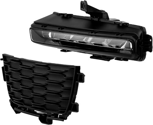 AKKON - يناسب 2022-2024 Jeep Grand Cherokee [طراز ثلاثة صفوف] زوج مصابيح الضباب LED يسار + يمين مع مفتاح طاقة لحزام الأسلاك in Kuwait