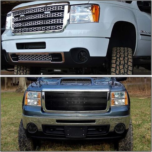 DNA MOTORING FL-ZTL-314-SM سائق ضوء الضباب وجانب الركاب يعززان الرؤية [متوافق مع 07-14 GMC Sierra 1500 2500HD 3500HD] in Saudi Arabia