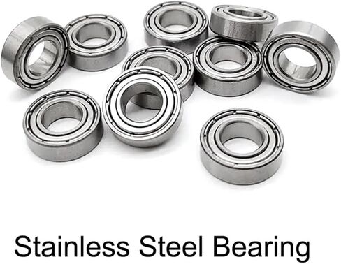 10pcs/2pcs 440 Stainless Steel Bearings S682 2 * 5 * 2.3 S683 3 * 7 * 3 S684 4 * 9 * 4 S685 5 * 11 * 5 S686 6 * 13 * 5 S687 7 * 14 * 5 S688 8 * 16 * 5 689ZZ(2pcs,S686ZZ 6x13x5) in Saudi Arabia