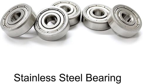 10pcs/2pcs 440 Stainless Steel Bearings S682 2 * 5 * 2.3 S683 3 * 7 * 3 S684 4 * 9 * 4 S685 5 * 11 * 5 S686 6 * 13 * 5 S687 7 * 14 * 5 S688 8 * 16 * 5 689ZZ(2pcs,S686ZZ 6x13x5) in Saudi Arabia