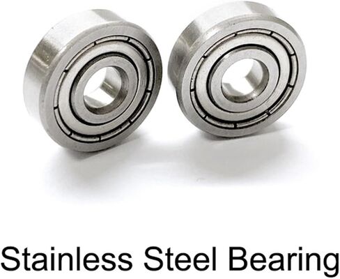 10pcs/2pcs 440 Stainless Steel Bearings S682 2 * 5 * 2.3 S683 3 * 7 * 3 S684 4 * 9 * 4 S685 5 * 11 * 5 S686 6 * 13 * 5 S687 7 * 14 * 5 S688 8 * 16 * 5 689ZZ(2pcs,S686ZZ 6x13x5) in Saudi Arabia