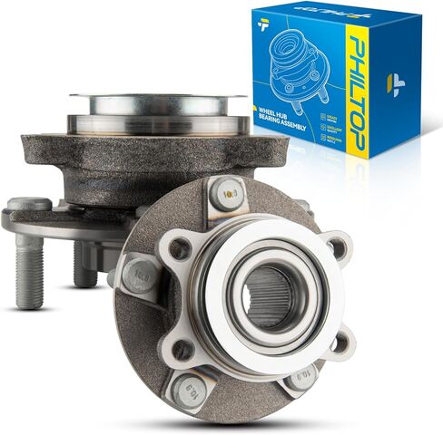 PHILTOP Front 513298 Wheel Hub Bearing for Rogue 2008-2013, Rogue Select 2014-2015, Sentra 2007-2012, w/ABS, 5 Lugs, 2 PCS in Saudi Arabia