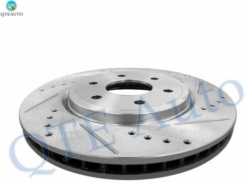 PM Auto Set of 4 Front 296mm-Rear 286mm Drilled Slotted Brake Disc Rotors For 2005-2015 Nissan Xterra in Saudi Arabia