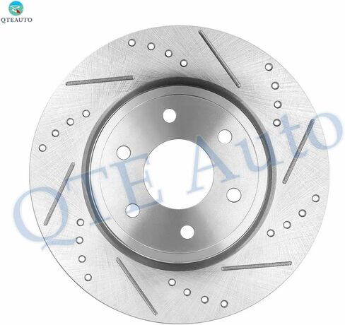 PM Auto Set of 4 Front 296mm-Rear 286mm Drilled Slotted Brake Disc Rotors For 2005-2015 Nissan Xterra in Saudi Arabia