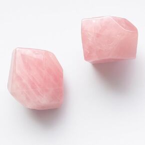 Rose Quartz Crystals 2PCS (Approx. 0.88lb–1.1lb, 1.57"–2.56") Healing Gemstones Meditation Accessories Decor Worry Spiritual Reiki Supplies Polished Rocks Bulk Large in Saudi Arabia