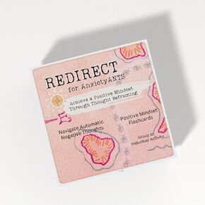 Redirect Flashcards – Challenge Negative Thinking | Transform Automatic Negative Thoughts (Ants) to Positive Affirmations | Used for Personal Growth, Classrooms, Group Therapy | Relieve Anxiety in Saudi Arabia
