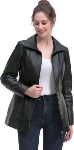 BGSD Women Zofia Lambskin Leather Jacket (Also available in Plus Size & Petite) in Saudi Arabia