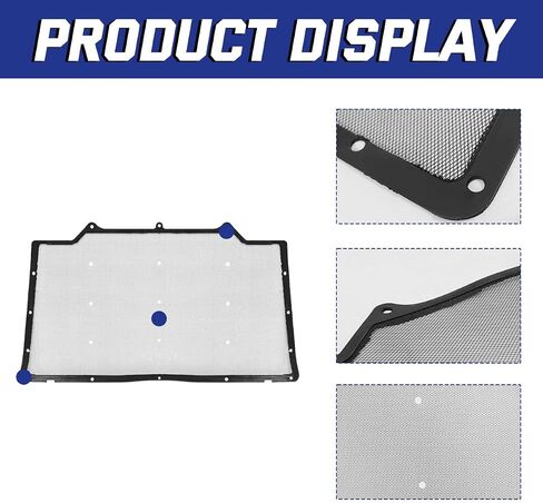 Hood Radiator Grille Without Bug Screen Compatible With 2005+ Freightliner Century without Bug Screen Front Grill ABS Plastic in Saudi Arabia
