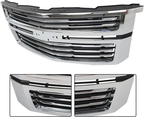 استبدال الشبك الأمامي العلوي من الكروم من Waltyotur لسيارة Tahoe Suburban LTZ 2015-2020 in Saudi Arabia
