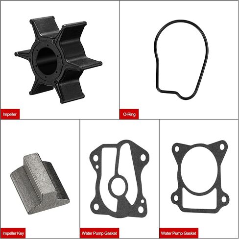 BDFHYK 06192-ZV5-003 Water Pump Impeller Repair Kit for Honda Outboard 40HP 50HP BF40A BF40D BF50A BF50D, Water Outboard Motor Parts 04999-ZV5-000AH, 06192-ZW3-000, 06192-ZW3-A00, Sierra 18-3282 in Saudi Arabia