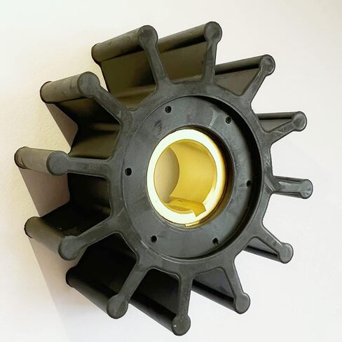 Chuury 10077K Water Pump Impeller Compatible with Sherwood Raw Sea Engine 12 Blade Impeller Onan 132-0375 JMP 7110 in Saudi Arabia