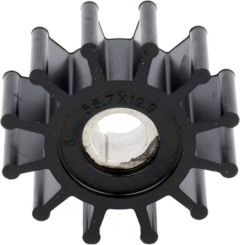Chuury 10077K Water Pump Impeller Compatible with Sherwood Raw Sea Engine 12 Blade Impeller Onan 132-0375 JMP 7110 in Saudi Arabia