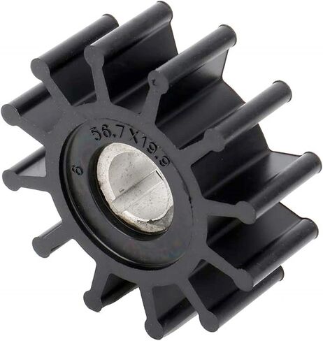 Chuury 10077K Water Pump Impeller Compatible with Sherwood Raw Sea Engine 12 Blade Impeller Onan 132-0375 JMP 7110 in Saudi Arabia