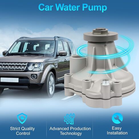 مضخة مياه للمحرك 1W9Z8501AA AW4124 مع حشية متوافقة مع Land Rover Range Rover Sport LR3 & Jaguar XF S-Type XJ8 XJR XK XK8 XKR & Lincoln LS، استبدل OE 1W9A8501AA، 1W9Z8501AA، 1W9Z8501BA in Saudi Arabia
