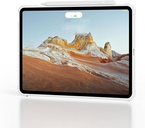 حافظة مغناطيسية لجهاز iPad Pro 13 بوصة M4(2024)، غطاء خلفي نحيف للكمبيوتر اللوحي شفاف مقاوم للصدمات ومضاد للأصفر، مصمم بإطار TPU مرن وظهر صلب من البولي كربونات (أسود، لجهاز iPad Pro مقاس 13 بوصة) in Saudi Arabia
