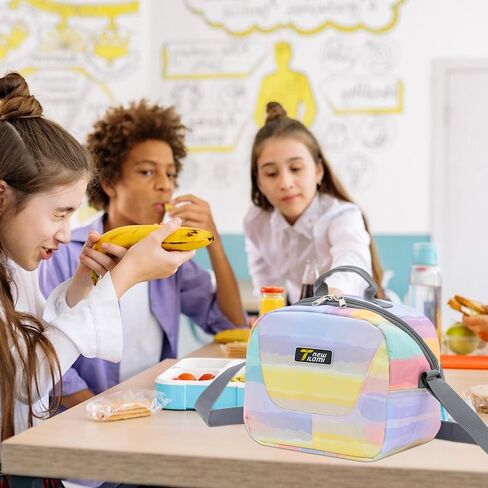 NEW TILAMI Kids Lunch Bag Double Insulated for tilami Rolling Backpack Girls Boys forTravel School Picnic, Whispering Lavender Dream in Saudi Arabia