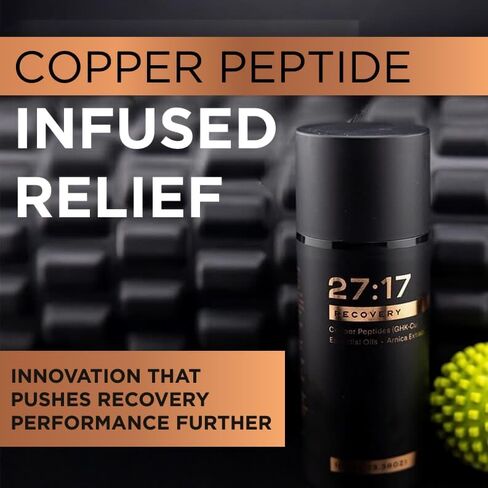 27:17 Recovery – Muscle Recovery Cream with Copper Peptides, Arnica, MSM & Menthol – Fast-Absorbing Joint & Muscle Support Lotion – Premium, Non-Greasy Peptide Cream (100ml / 3.38oz) in Saudi Arabia