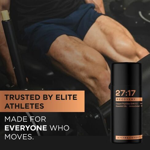 27:17 Recovery – Muscle Recovery Cream with Copper Peptides, Arnica, MSM & Menthol – Fast-Absorbing Joint & Muscle Support Lotion – Premium, Non-Greasy Peptide Cream (100ml / 3.38oz) in Saudi Arabia