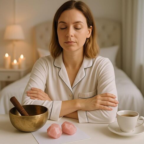 بلورات الكوارتز الوردية قطعتان (حوالي 0.88 رطل - 1.1 رطل، 1.57 بوصة - 2.56 بوصة) أحجار كريمة علاجية ملحقات التأمل ديكور تقلق لوازم الريكي الروحية صخور مصقولة كبيرة الحجم in Saudi Arabia