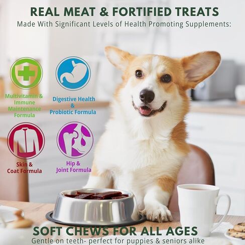 Loving Pets Activpetz Chicken Jerky Hip & Joint Formula Dog Treat, 7 Oz in Saudi Arabia