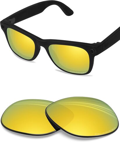 BLAZERBUCK Anti-salt Polarized Replacement Lenses Compatible with RayBan Meta Wayfarer RW4008 53mm Sunglass in Saudi Arabia
